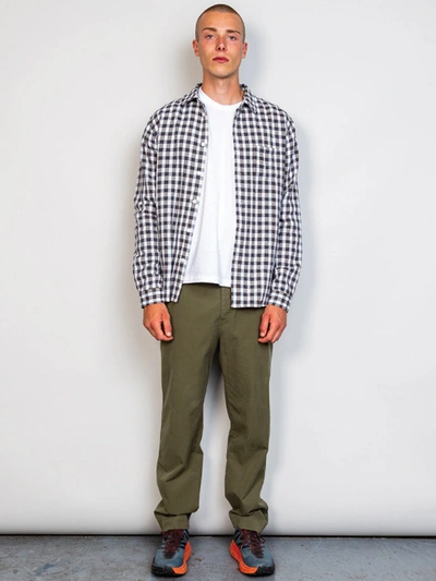 Folk Assembly Cotton-canvas Trousers In Green