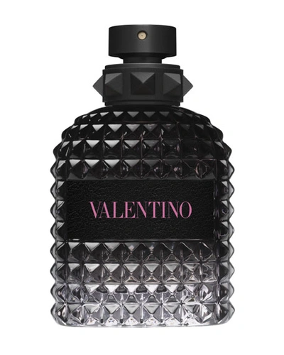 Valentino 3.4 Oz. Uomo Born In Roma Eau De Toilette In Black