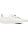 Veja 3-lock Leather Low-top Sneakers In White