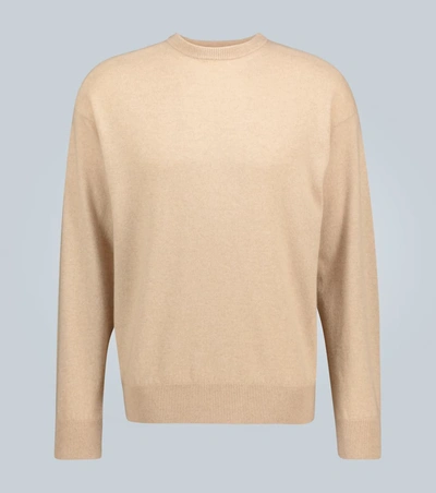 Auralee Baby Cashmere Pullover Knit In Beige