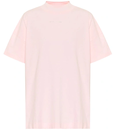 Alyx Logo Cotton-jersey T-shirt In Pink