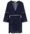 Melissa Odabash Victoria Cotton Cover-up In Blue