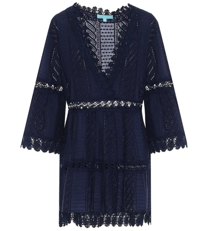 Melissa Odabash Victoria Cotton Cover-up In Navy