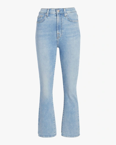 7 For All Mankind High-waist Slim Kick Flare Jeans In Melrose