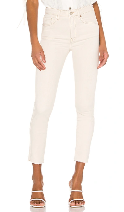 Free People High Rise Jegging. - In Ivory