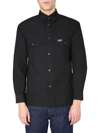 Kenzo Regular Fit Shirt In Black