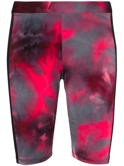 Fantabody Tie-dye Cycling Shorts In Pink