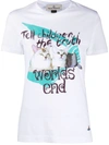 Vivienne Westwood Cat Print Organic Cotton Jersey T-shirt In White