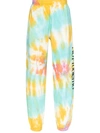 Aries No Problemo Tie Dye Cotton Sweatpants In Multicolour
