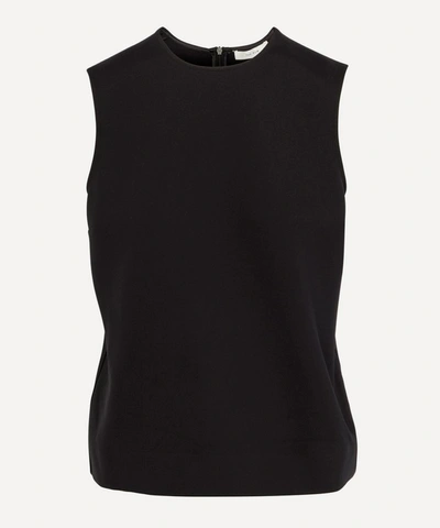 The Row Shellane Sleeveless Scuba Top In Black