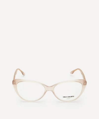 Cutler And Gross 1370-03 Cat-eye Optical Glasses In Pink