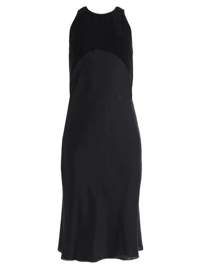 Haider Ackermann Black Silk Mid-length Dress