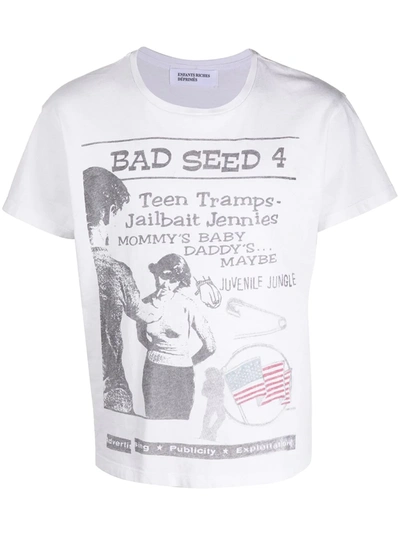 Enfants Riches Deprimes Bad Seed Crewneck T-shirt In White