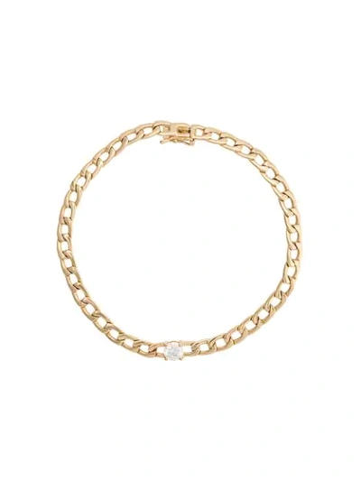 Anita Ko 18kt Yellow Gold Chain Link Diamond Bracelet
