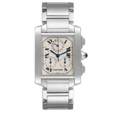 Cartier Tank Solo Xl Silver Dial Automatic Steel Mens Watch W5200028 In Not Applicable