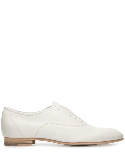 Pedro Garcia Gregoria Leather Brogues In White