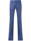 Canali Five-pocket Trousers In Blue