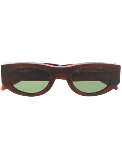 Thierry Lasry Master Mindy Sunglasses In 127 Brown