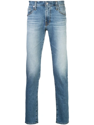 Ag Dylan Mid-rise Skinny Jeans In Blue