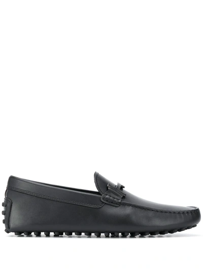 Tod's Gommino Driving Loafers In Black