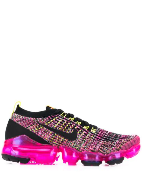 nike air vapormax flyknit 3 women's black and pink