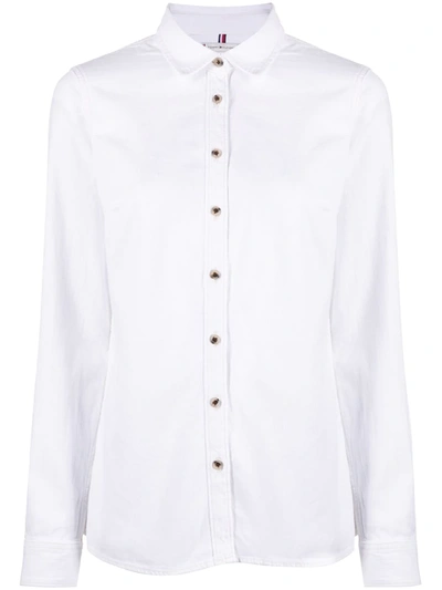 Tommy Hilfiger Denim Shirt In White