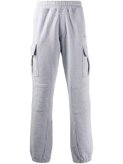 Off-white Utility-pocket Track Pants In Grey