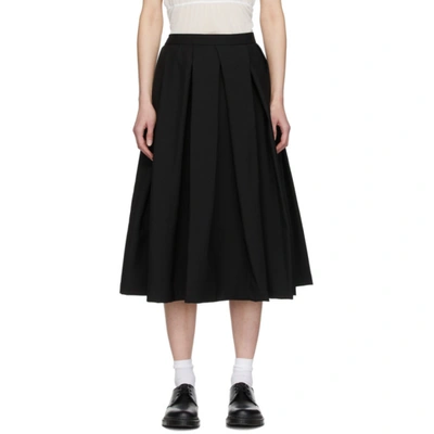 Comme Des Garçons Comme Des Garçons Comme Des Garcons Comme Des Garcons Black Mohair Pleated Skirt In 1 Black