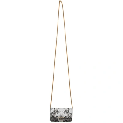 Burberry Black And White Monkey Print Jody Bag In Blk/wht