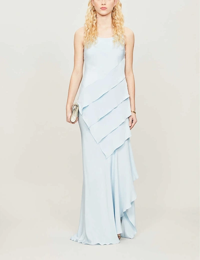 ワンピース Max Mara Blue Crepe Clarino Dress Max Mara Crepe Clarino Dress Spaghetti Straps In Blue | ModeSens