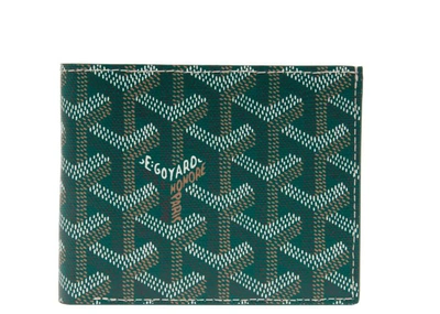 Pre-owned Goyard Victoire Wallet Ine Green