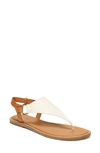 Vince Pharis Two-tone Slingback Thong Sandals In Flax/tan