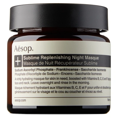 Aesop Sublime Replenishing Night Masque Cream 60ml In Colorless