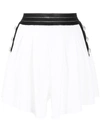 Balmain Button-embellished Shorts In White