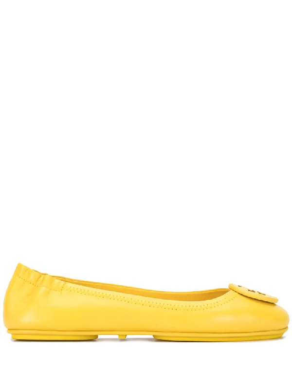 tory burch yellow flats
