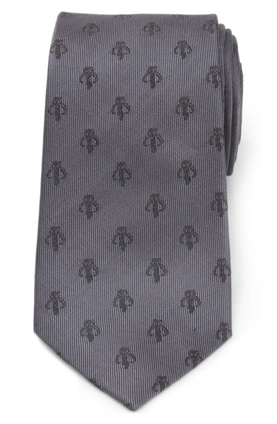 Cufflinks, Inc Mandalorian Silk Tie In Grey