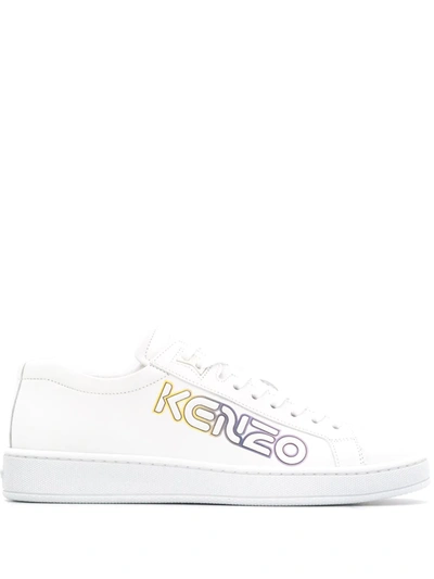 Kenzo Tennix Wetsuit Logo Sneakers Sneakers Woman In White | ModeSens