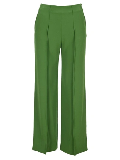 Kenzo Straight Leg Pants In Green