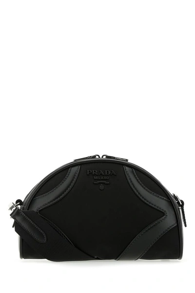 Prada Bowling Bag Shoulder Bag In Black