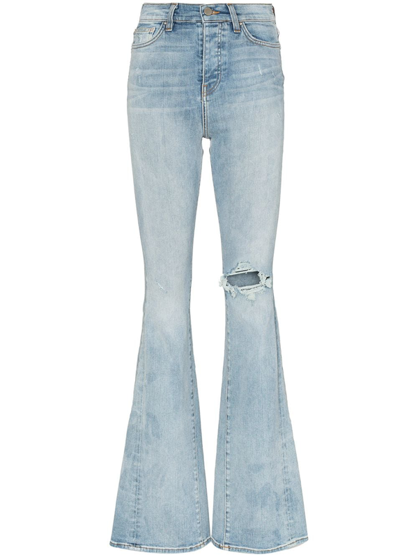 Amiri Bootcut Jeans Mit Hohem Bund In Blue Modesens