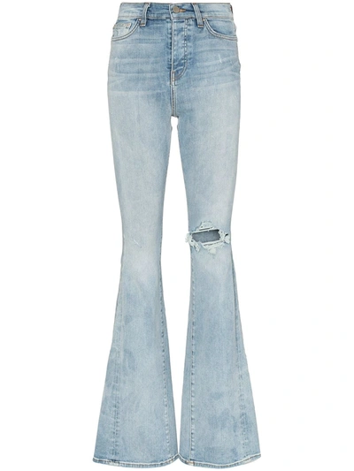 Amiri Bootcut-jeans Mit Hohem Bund In Blue