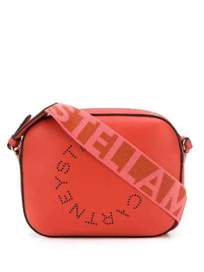 Stella Mccartney Kameratasche Mit Lochmuster In Orange