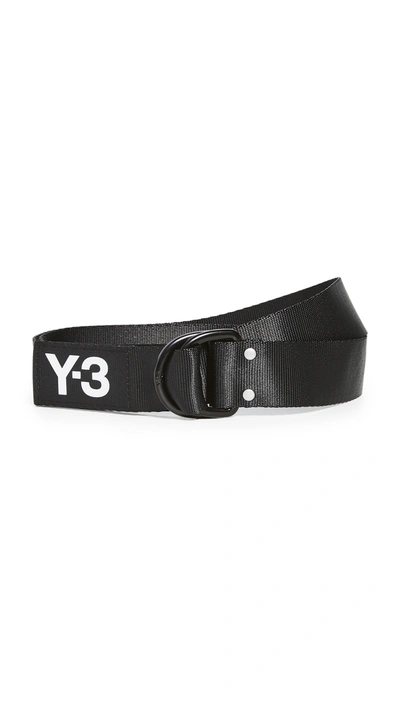 Y-3 Adjustable Belt In Black