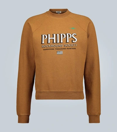 Phipps Rockhound Cotton Sweatshirt In Brown