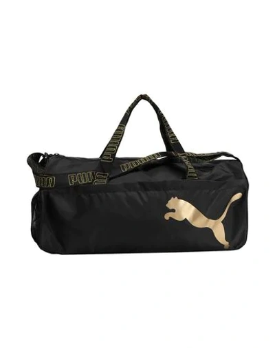 Puma Travel Duffel Bags In Black