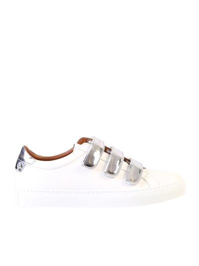 Givenchy Urban Street Leather Low-top Sneakers In White