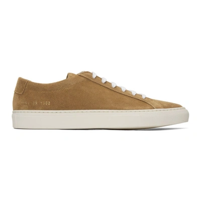 Common Projects Original Achilles Low Top Sneaker In Brown,beige