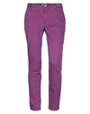 Jeckerson Casual Pants In Purple