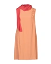 L'autre Chose Short Dresses In Orange