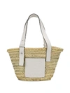 Loewe Leather-panel Tote In Neutrals